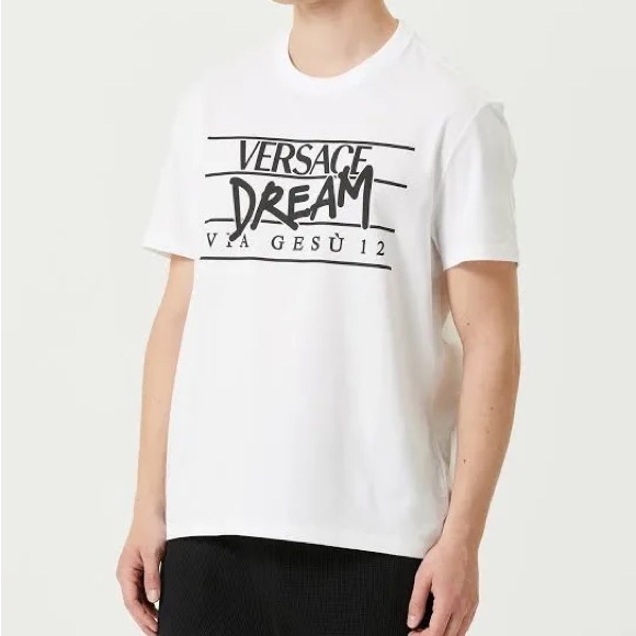 VERSACE T-shirt NWOT Dream Versace Shirt Designer Comfortable Elegant - Picture 2 of 4